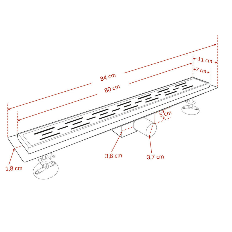 Flow zuhanyfolyóka 80