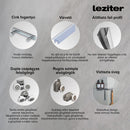 Spirit Clear 90x90x180 cm íves zuhanykabin zuhanytálca nélkül fekete