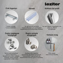 Spirit Deep 90x90 cm-es íves zuhanykabin, mélytálcával