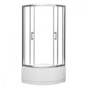 Spirit Deep 90x90 cm-es íves zuhanykabin, mélytálcával