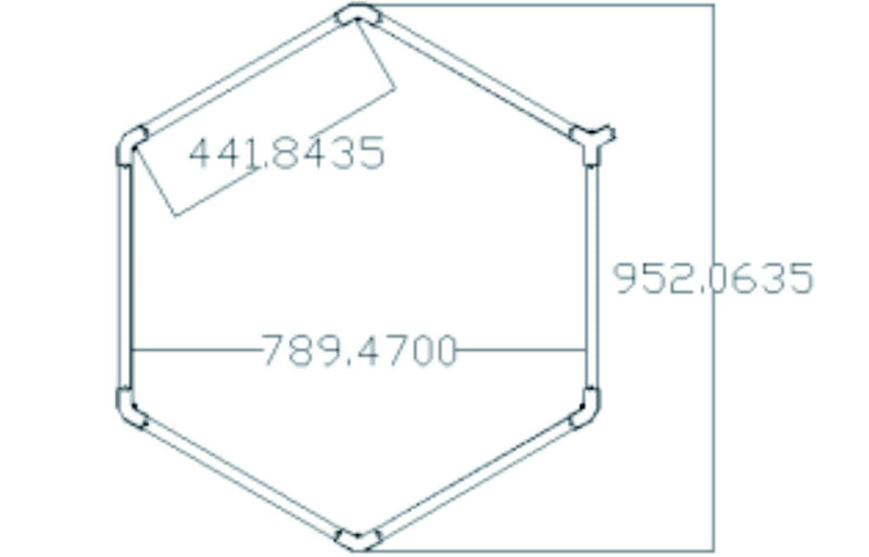 Sky Light SKL02 méhsejt mennyezeti világítás 6500K