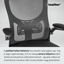 Flexo ergonomikus irodai forgószék deréktámasszal fekete