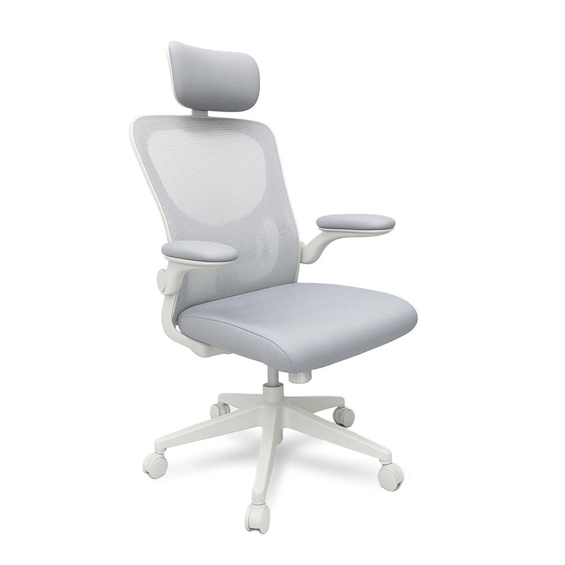 Flexo ergonomikus irodai forgószék deréktámasszal fehér