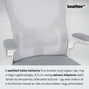 Flexo ergonomikus irodai forgószék deréktámasszal fehér