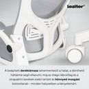 Flexo ergonomikus irodai forgószék deréktámasszal fehér
