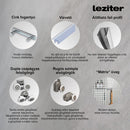 Spirit Mátrix 90x90 cm-es szögletes zuhanykabin, erősített akril zuhanytálcával