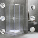 Spirit Mátrix 90x90 cm-es szögletes zuhanykabin, erősített akril zuhanytálcával