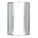 Spirit Matt 80x80x180 cm-es íves zuhanykabin, zuhanytálca nélkül