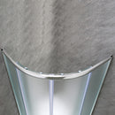 Spirit Matt 80x80x180 cm-es íves zuhanykabin, zuhanytálca nélkül