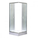 Spirit Matt 90x90x194 cm-es szögletes zuhanykabin, erősített akril zuhanytálcával