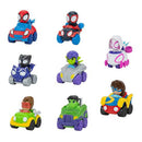 Disney Marvel Népszerű Pókember figura járművel 6 cm magas meglepetés járművet tartalmaz