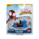 Spidey Pókember Diecast fém autó 7,5 cm - Miles Morales