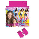 Disney Soy Luna gyerek sál, snood + kesztyű szett, J-SNXPH4549