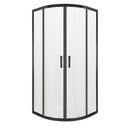 Soho Black 90 íves zuhanykabin zuhanytálca nélkül