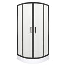 Soho Black 90 íves zuhanykabin XN zuhanytálcával