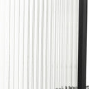 Soho Square Black 90 szögletes zuhanykabin zuhanytálcával