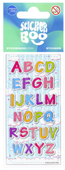 Betűk matrica ezüst díszítéssel, J-SPK382531A