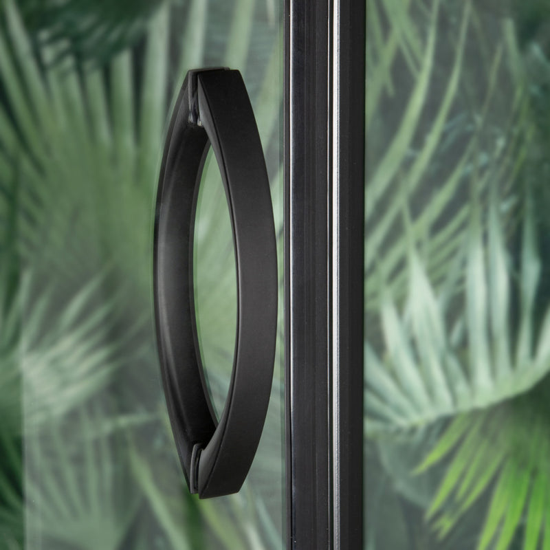 Splash Black 90 íves zuhanyabin zuhanytálcával