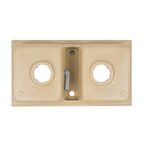 Tia szögletes két medencés gránit mosogató bézs