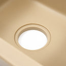 Gori szögletes egy medence + csepegtető gránit mosogató bézs