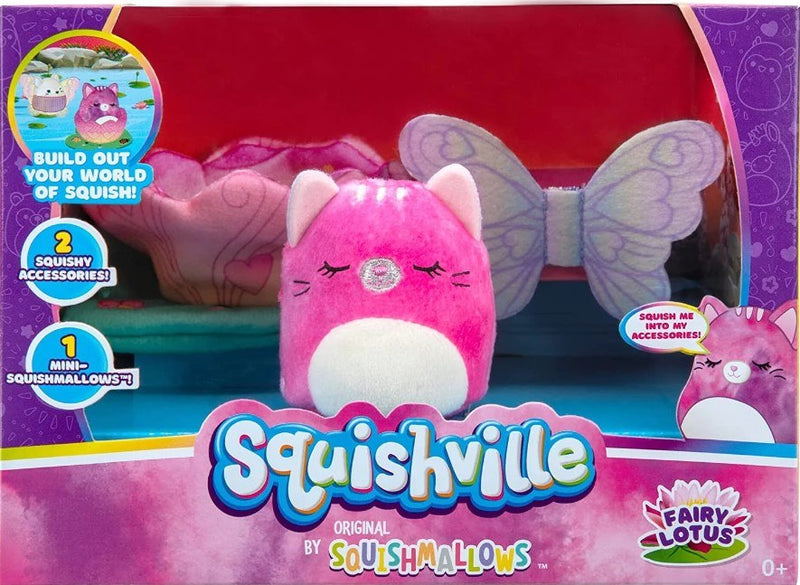 Squishville mini plüss játékkészlet - Fairy Lotus készlet