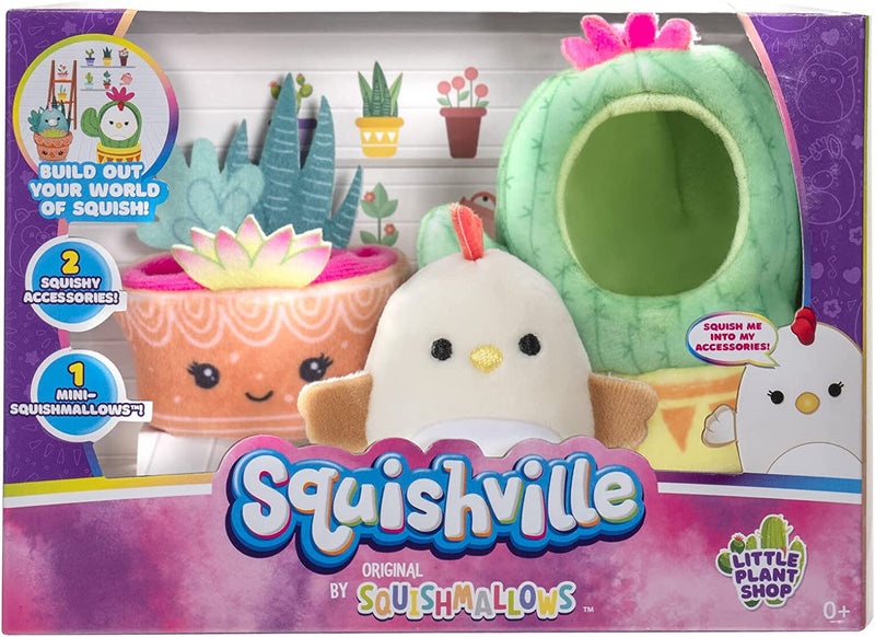 Squishville mini plüss játékkészlet - Little Plant Shop készlet