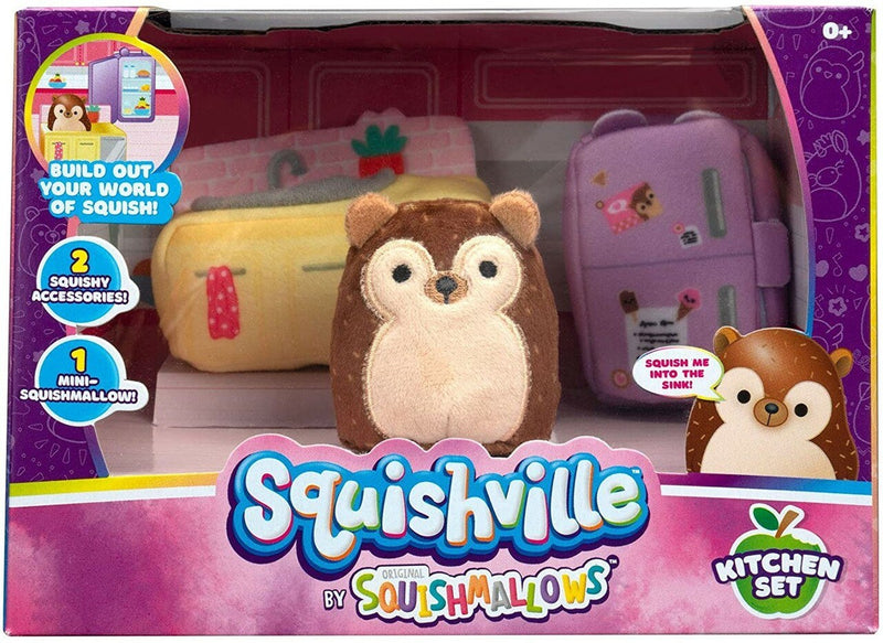 Squishville mini plüss játékkészlet - Konyhai készlet