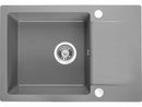 Laveo CELEBES csepptálcás mosogató, szürke (SBL_513T)