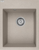 Laveo PICO egymedencés bézs mosogató helytakarékos szifonnal