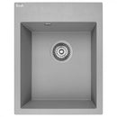 Laveo PICO egymedencés szürke mosogató helytakarékos szifonnal