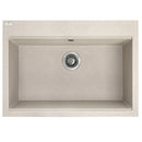 LAVEO TAU 7 bézs nagymedencés mosogató helytakarékos szifonnal