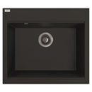 Laveo TAU 6 egymedencés mosogató, matt fekete