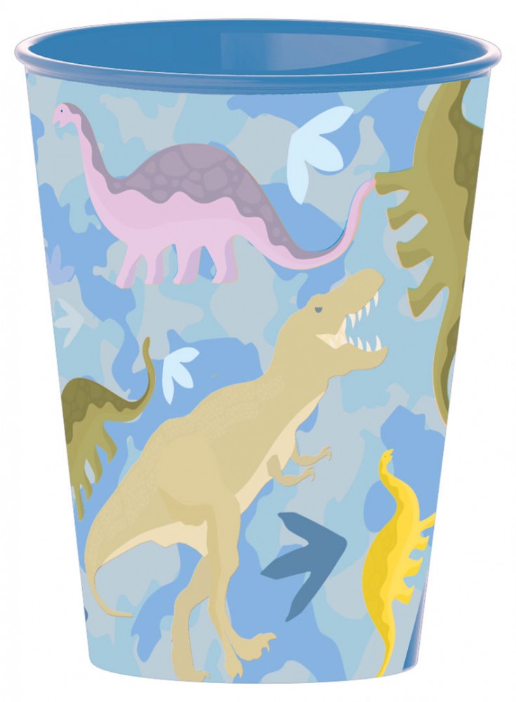 Dinoszaurusz műanyag pohár 260 ml, J-STF08807