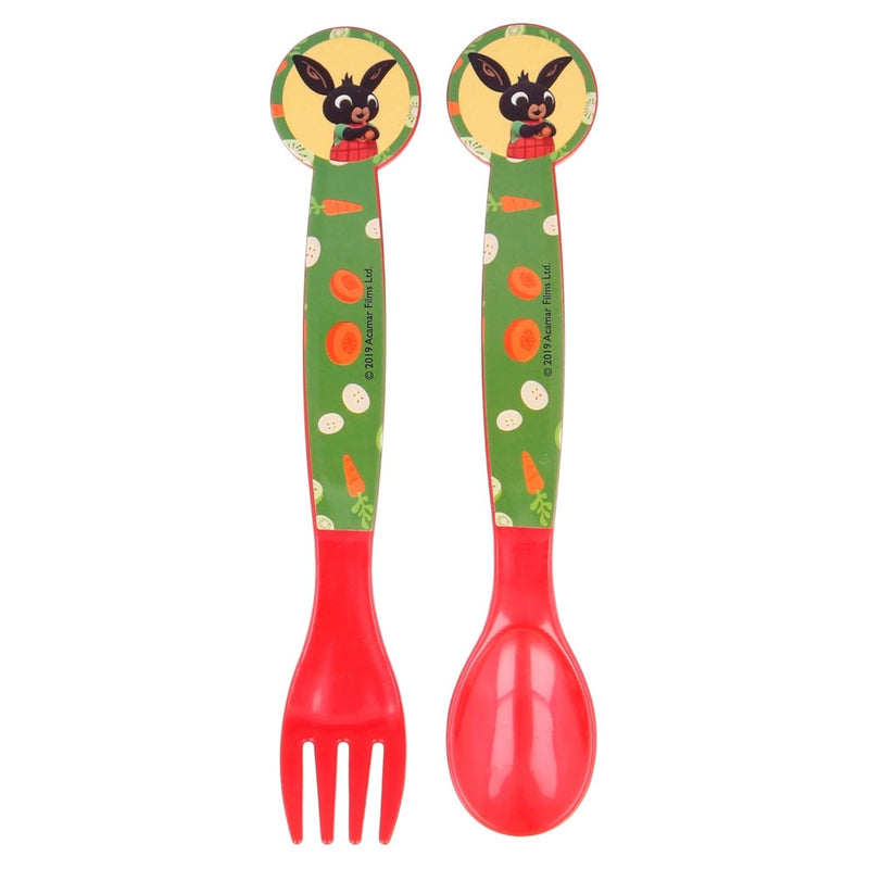 Bing műanyag Greens evőeszköz készlet - 2 darabos, J-STF10517