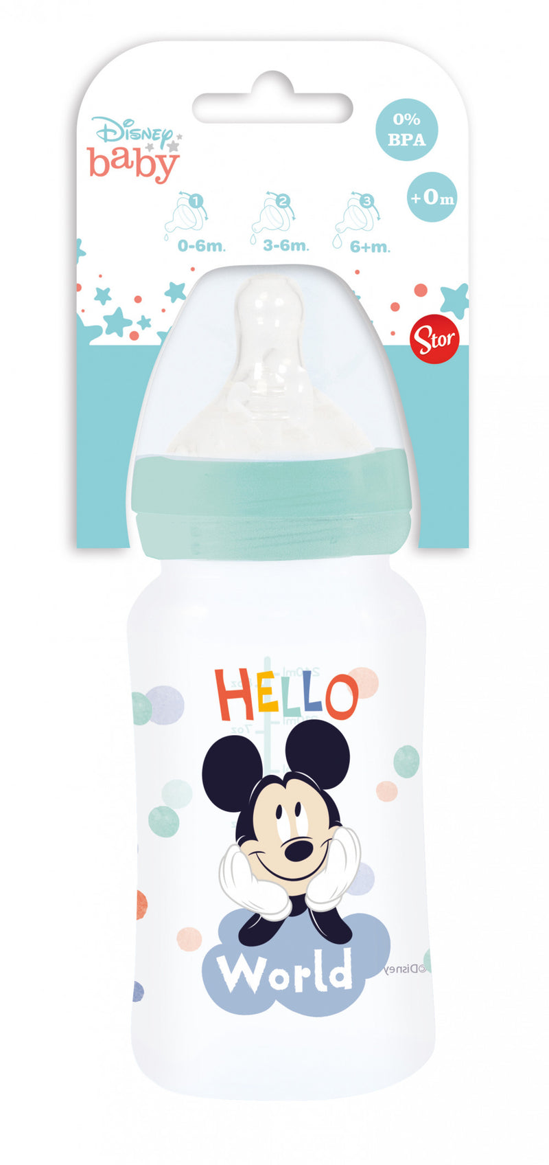 Disney Mickey baba cumisüveg 2,4 dl, J-STF13002