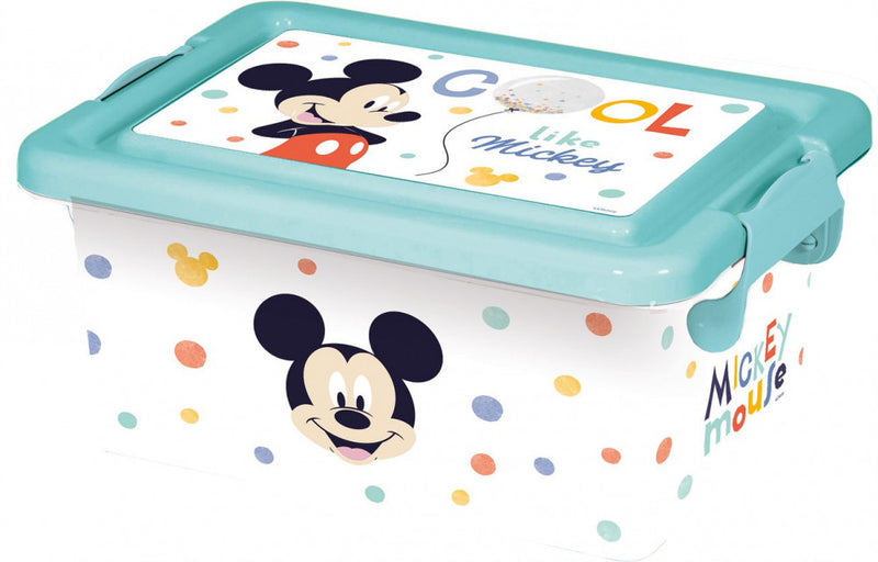Disney Mickey műanyag tároló doboz 3,7 L, J-STF13134