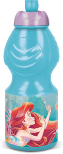 Disney Hercegnők Ariel kulacs, sportpalack 400 ml, J-STF20832
