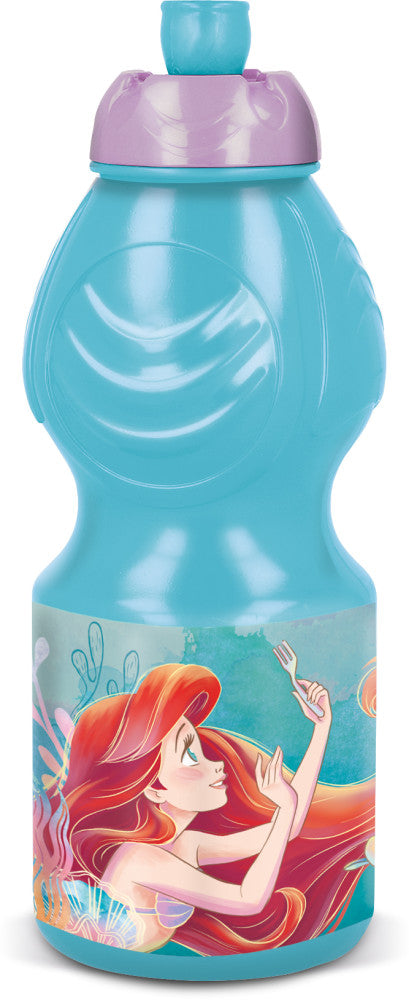 Disney Hercegnők Ariel kulacs, sportpalack 400 ml, J-STF20832