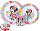 Disney Minnie Spring étkészlet, micro műanyag szett bögrével 265 ml, J-STF33358