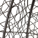 Havanna függőfotel fekete-fekete