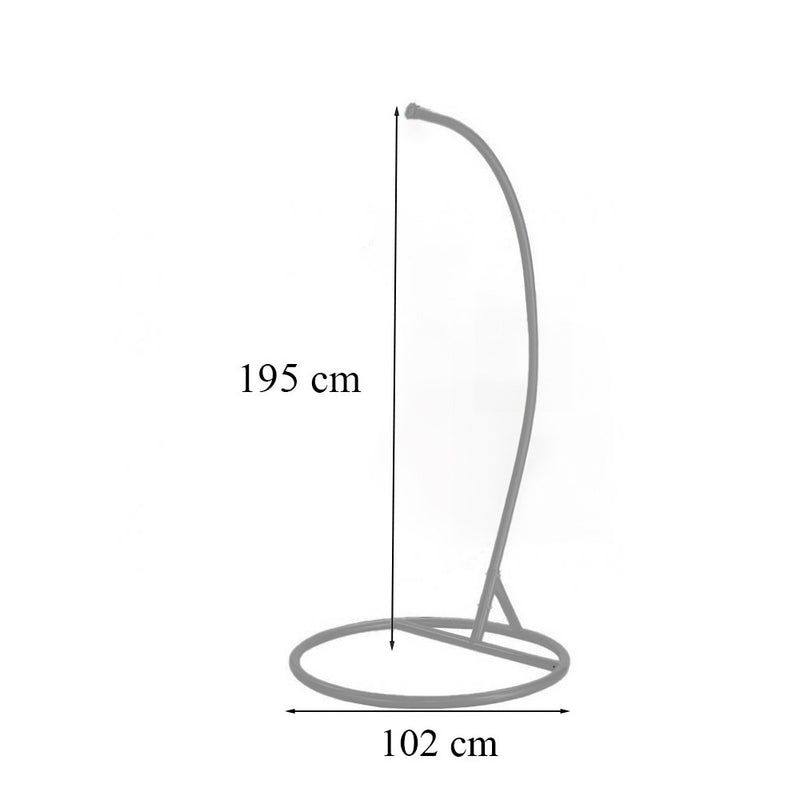 Függőfotel állvány fehér