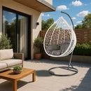 Havanna függőfotel fehér-fekete