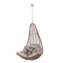 Natal Easy kerti függőfotel barna rögzítő készlettel