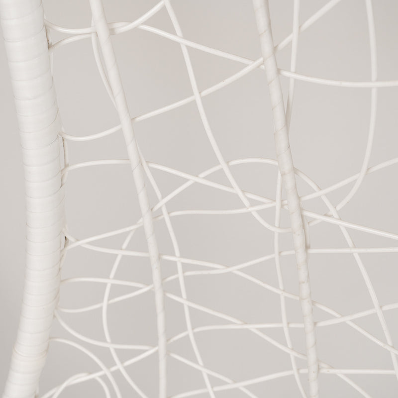 Natal kerti függőfotel fehér-fekete