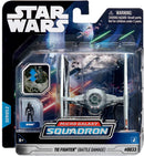 Star Wars - Csillagok háborúja Micro Galaxy Squadron 8 cm-es jármű figurával - Tie Figther - Battle Damage