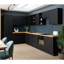 Felső szekrény, fekete, SIBER 80 G-72 2F