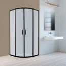 TIARA80 íves tolóajtós zuhanykabin 80x80 cm