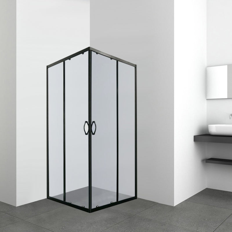 TIARASQUARE90 szögletes zuhanykabin tálca nélkül 90x90x190