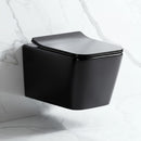 Tina fali rimless WC soft close ülőkével fekete