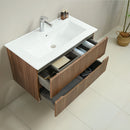 Trent 100 alsó fürdőszobabútor kerámia mosdóval 2 fiókos, sunset tölgy